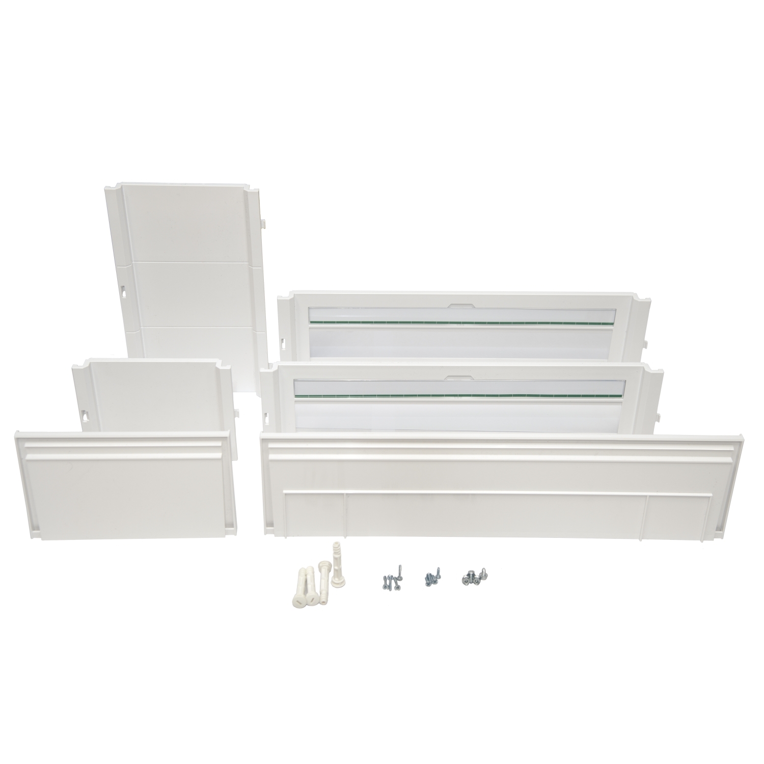 PrismaSeT S - Porte blanche pour coffret 8 rangées 24 modules – Image 2