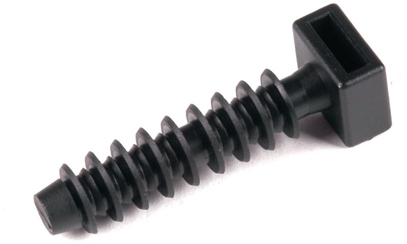 Cheville murale à frapper pour trou D= 7 à 8 mm en PA66W noir - LOK01 – Image 8