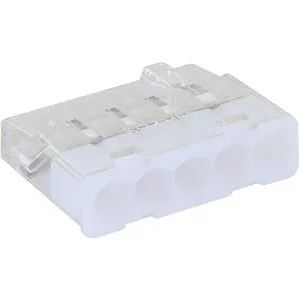 Borne de connexion transparente 5 entrées gris MINI CONNEX green – Image 5