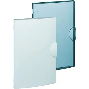 Porte opaque blanc gamma+ pour coffret gamma 13, 2 rangées 26 M – Image 6