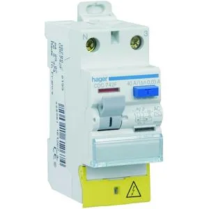 Interrupteur différentiel 2 poles 40 A 30 mA Type AC à Borne décalée – Image 5