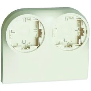 Boîtier double pour appareillages OptimaTM sur Optima TM 52x20 blanc – Image 2