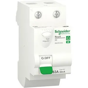 Resi9 XE - interrupteur différentiel - 2P - 63A - 30mA - Type AC - embrochable – Image 2