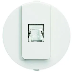 Prise Optima RJ45 Catégorie 6 UTP grade 1 blanche – Image 2