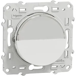 Odace 2011 - poussoir avec porte-étiquette - blanc – Image 6