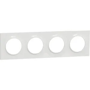 Odace 2011 Styl - plaque 4 postes H/V entraxe 71mm blanc – Image 6