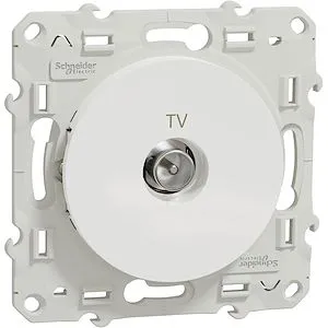 Odace 2011 - prise TV simple - blanc – Image 6