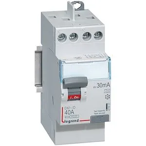 Interrupteur différentiel DX³-ID haut/haut vis - 2P 230V~ 40A typeA 30mA - 2 mod – Image 2