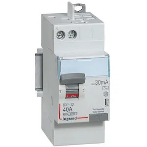 Interrupteur différentiel DX³-ID haut vis/haut auto 2P 230V~ 40A AC 30mA - 2 mod – Image 3