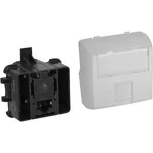 Prise RJ45 catégorie5e FTP Appareillage saillie composable - blanc – Image 3