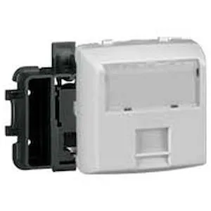 Prise RJ45 catégorie 6 FTP Appareillage saillie composable - blanc – Image 2