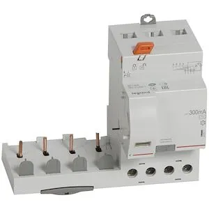 Bloc diff adaptable vis DX³ pour disj. 1 module/pôle - 4P 400V~ 40A typeAC 300mA – Image 2