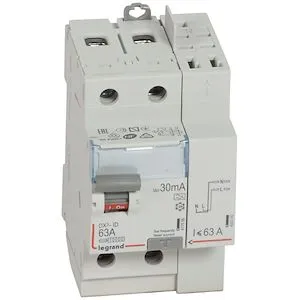Interrupteur différentiel DX³-ID haut vis/haut auto 2P 230V~ 63A A 30mA - 3 mod – Image 2