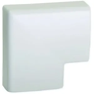 Angle plat pour Optima TM 52x20 blanc