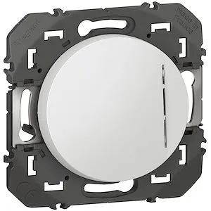Interrupteur ou va-et-vient avec voyant témoin dooxie 10AX 250V~ finition blanc – Image 4