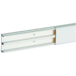 Moulure Optima TM 32x12,5 2 compartiments blanche – Image 2