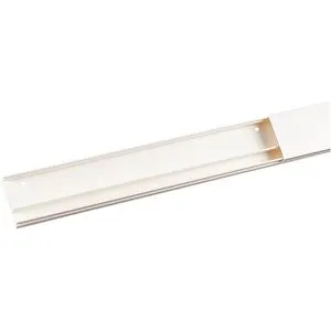 Moulure Keva 50mmx20mm - Fond+couvercle-2 compartiments-Longueur 2m-Blanc Artic – Image 3