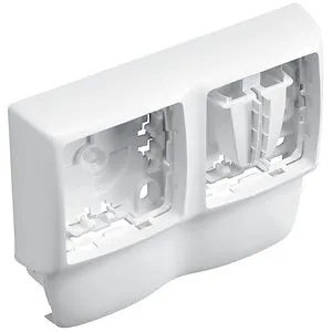 Cadre double Appareillage Saillie Legrand 20, 22x12mm-Pour moulure Keva 22x12mm – Image 2