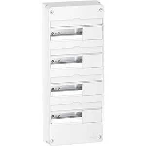 Resi9 - Coffret en saillie Blanc (RAL 9003)- 4 rangées de 13 modules – Image 3