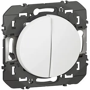 Transformeur pour 5 fonctions va-et-vient et poussoir dooxie finition blanc – Image 4