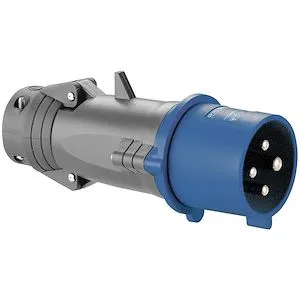 Fiche mobile droite Hypra IP44 32A - 200V~ à 250V~ - 3P+T - plastique – Image 2